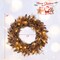 24" Artificial Christmas Wreath Pre-Lit with 105 Branch Tips and 35 LEDs